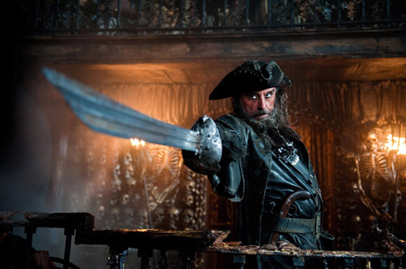 Ian McShane as Blackbeard