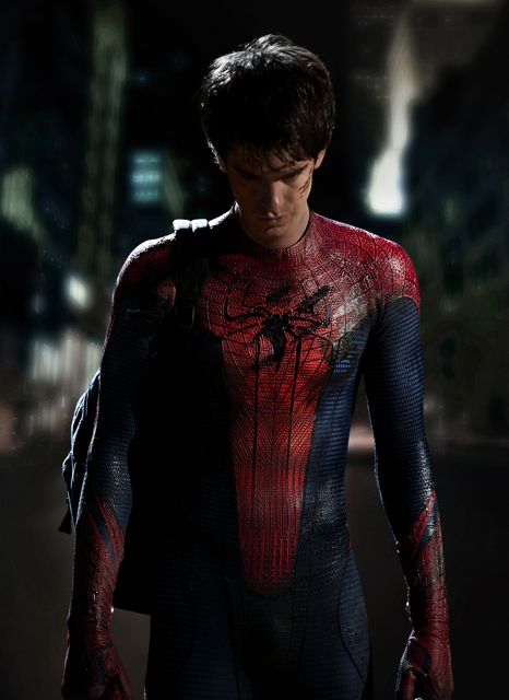 Andrew garfield as Spider-man