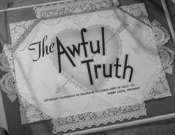 The Awful Truth (1937) - Blu-ray Review