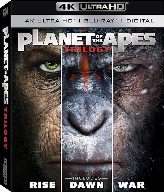 Planet of the Apes Trilogy 4K