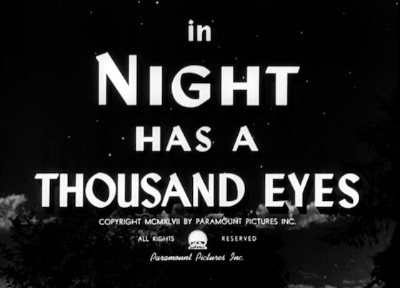 Night Has A Thousand Eyes (1948)