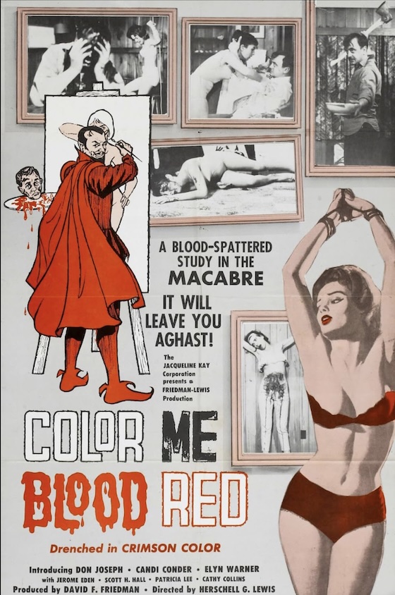 Color Me Blood Red poster Color Me Blood Red poster
