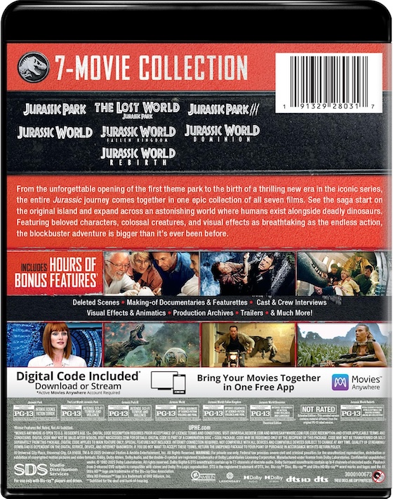 Jurassic World 7-Movie Collection