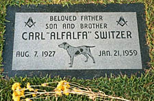  Carl Switzer's grave marker