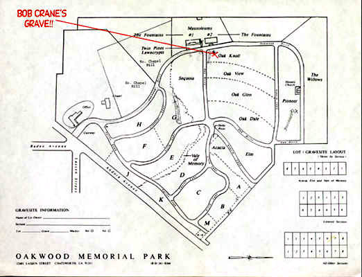 Crane Burial Map