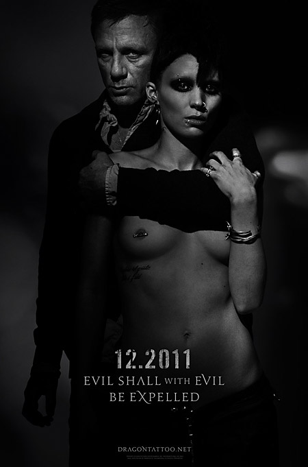 The Girl with the Dragon Tattoo NSFW poster