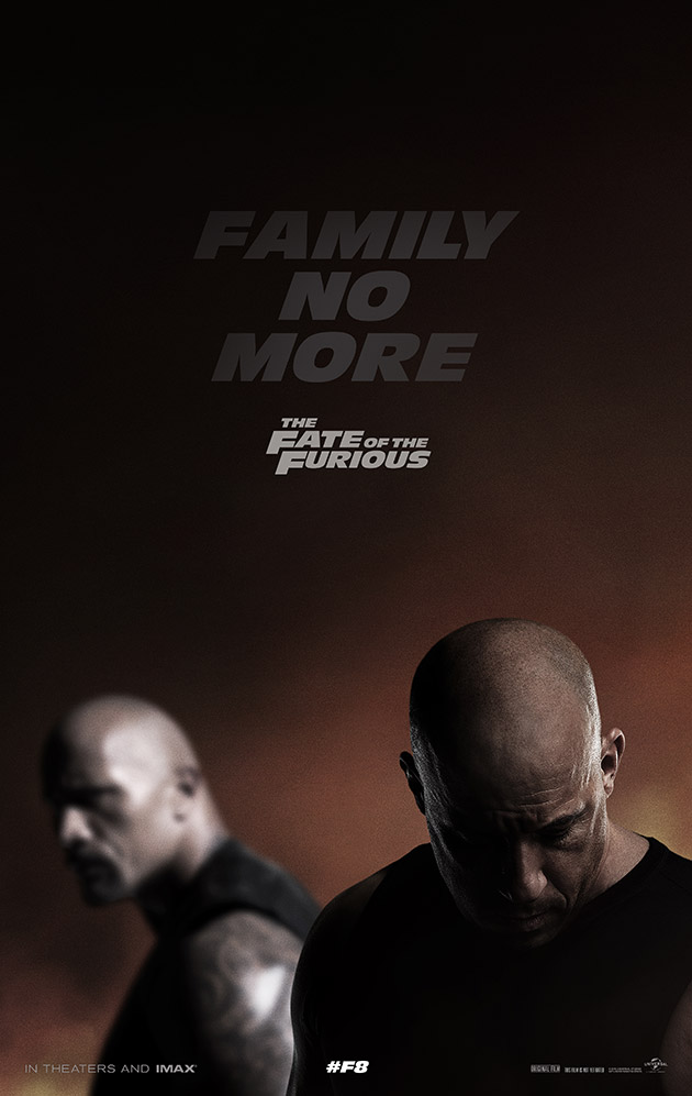 The Fate of the FUrious - Movie poster one-sheet